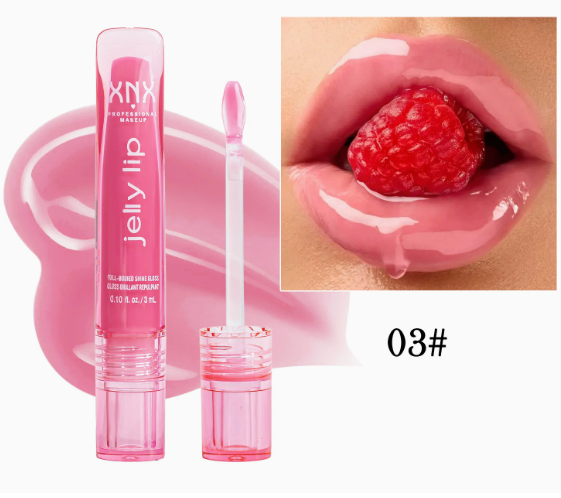 Water-Gloss Plumping Lip Oil | Mirror-Shine Liquid Lipstick with Hydrating, Non-Sticky, Glass-Lip Effect