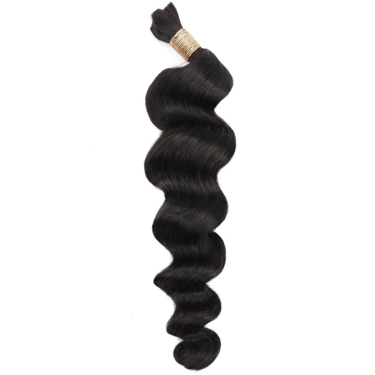 Loose Wave Bulk Human Hair Extensions