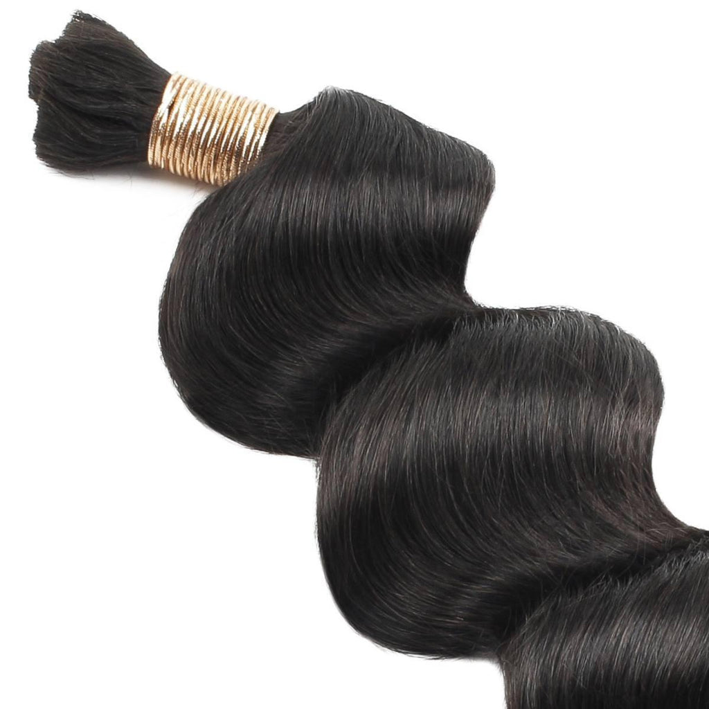 Loose Wave Bulk Human Hair Extensions