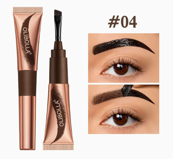 Peel-Off Tinted Brow Gel | Waterproof Long-Lasting Semi-Permanent Eyebrow Mascara & Laminating Cream